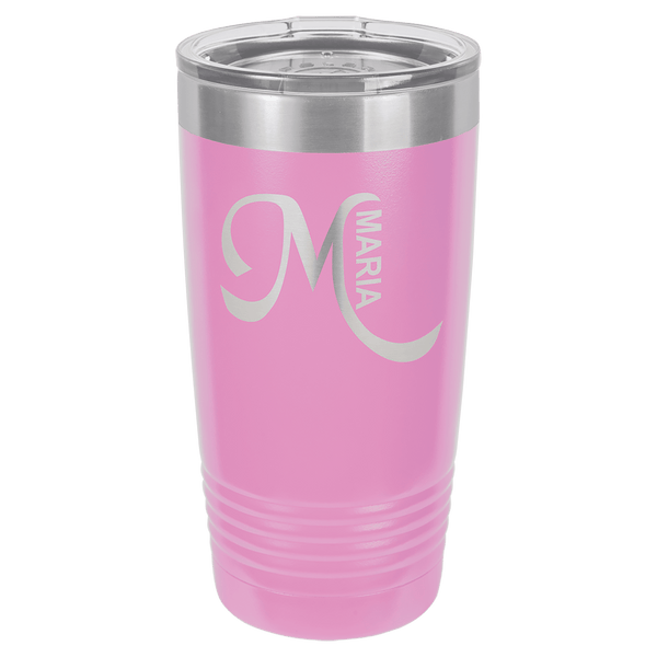 Light Purple Polar Camel 20 oz. Ringneck Tumbler with Logo Lid