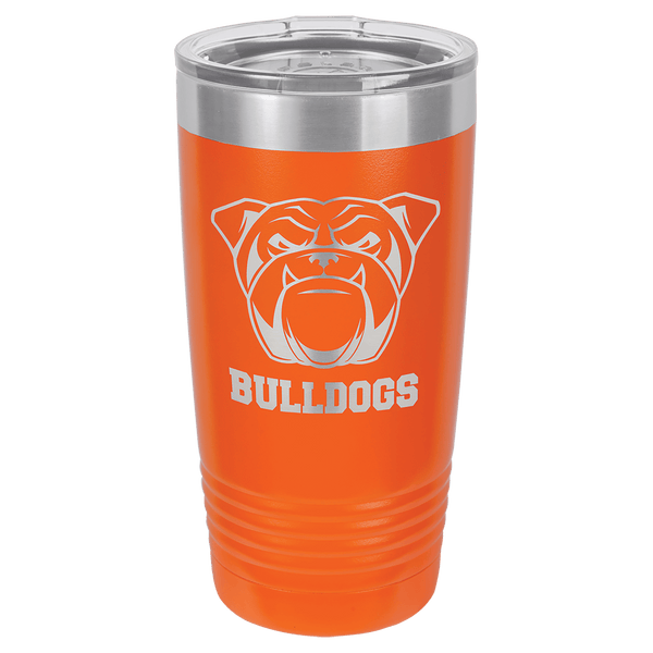 Orange Polar Camel 20 oz. Ringneck Tumbler with Logo Lid