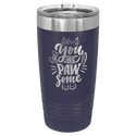 Navy Blue Polar Camel 20 oz. Ringneck Tumbler with Slider Lid