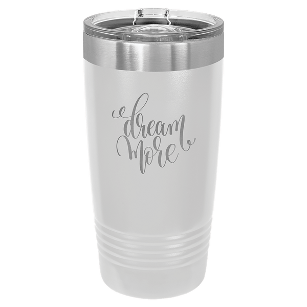White Polar Camel 20 oz. Ringneck Tumbler with Slider Lid
