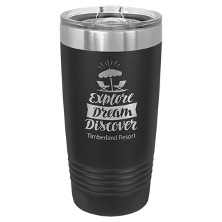 Black Polar Camel 20 oz. Ringneck Tumbler with Slider Lid