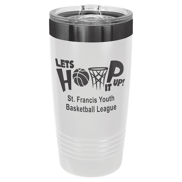 White/Ghost Black Polar Camel 20 oz. Ringneck Tumbler