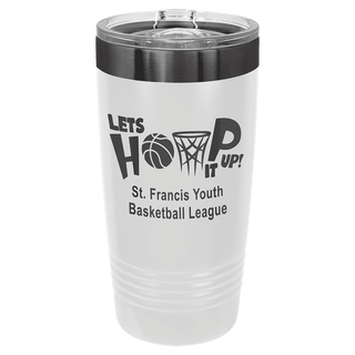 White/Ghost Black Polar Camel 20 oz. Ringneck Tumbler