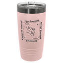 Blush Ghost Black Polar Camel 20 oz. ION-Plated Ringneck Tumbler with Slider Lid