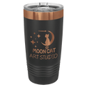 Black/Rose Gold Polar Camel 20 oz. Ringneck Tumbler