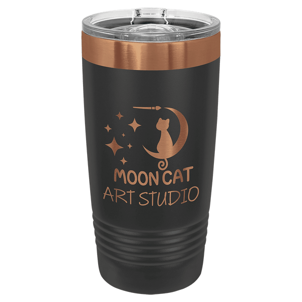 Black Rose Gold Polar Camel 20 oz. Ringneck Tumbler