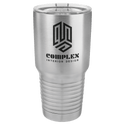 Stainless Steel Polar Camel 30 oz. Ringneck Tumbler with Logo Lid