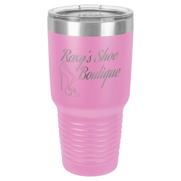 Light Purple Polar Camel 30 oz. Ringneck Tumbler with Logo Lid