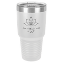 White Polar Camel 30 oz. Ringneck Tumbler with Logo Lid