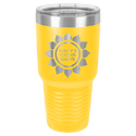 Yellow Polar Camel 30 oz. Ringneck Tumbler with Logo Lid