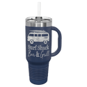 Navy Blue Polar Camel 40 oz. Travel Mug with Snap Lid & Straw