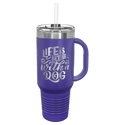Purple Polar Camel 40 oz. Travel Mug with Snap Lid & Straw