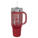 Maroon Polar Camel 40 oz. Travel Mug with Snap Lid & Straw