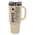 Black 5 Polar Camel 40 oz. Travel Mug with Handle & Straw