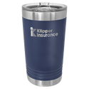 Navy Blue Polar Camel 16 oz. Pint with Slider Lid