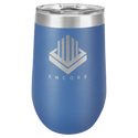 Royal Blue Polar Camel 16 oz. Vacuum Insulated Stemless Tumbler with Lid