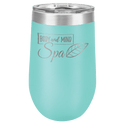 Teal Polar Camel 16 oz. Vacuum Insulated Stemless Tumbler with Lid