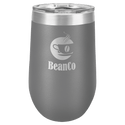Dark Gray Polar Camel 16 oz. Vacuum Insulated Stemless Tumbler with Lid