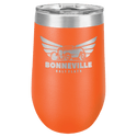 Orange Polar Camel 16 oz. Vacuum Insulated Stemless Tumbler with Lid