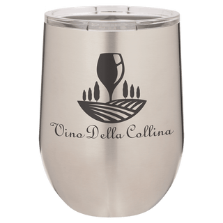 Polar Camel 12 oz. Stainless Steel Vacuum Insulated Stemless Wine Tumbler with Lid