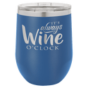 Royal Blue Polar Camel 12 oz. Vacuum Insulated Stemless Wine Tumbler with Lid