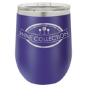 Purple Polar Camel 12 oz. Vacuum Insulated Stemless Wine Tumbler with Lid
