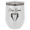 White/Ghost Black Polar Camel 12 oz. Stemless Wine Tumbler