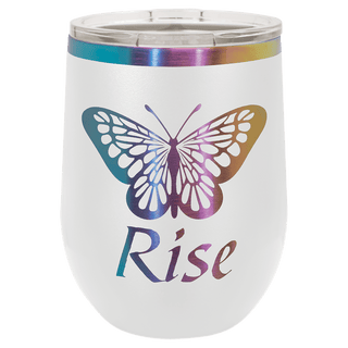 White Prism Polar Camel 12 oz. Stemless Wine Tumbler