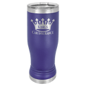 Purple 14 oz. Polar Camel Pilsner with Clear Lid