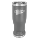 Dark Gray Polar Camel 14 oz. Pilsner with Clear Lid