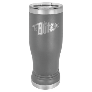 Dark Gray Polar Camel 14 oz. Pilsner with Clear Lid