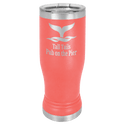 Coral 14 oz. Polar Camel Pilsner with Clear Lid