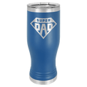 Royal Blue Polar Camel 20 oz. Pilsner with Clear Lid