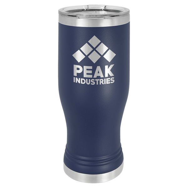 Navy Blue Polar Camel 20 oz Pilsner with Clear Lid
