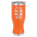 Orange Polar Camel 20 oz Pilsner with Clear Lid