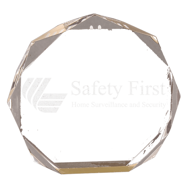 Gold 6" Octagon Acrylic Award
