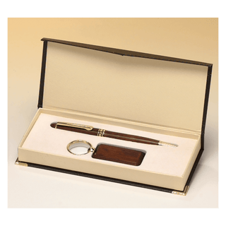 Rosewood Finish Pen and Key Ring