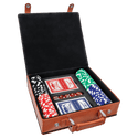 Basketball Laserable Leatherette 100 Chip Poker Set