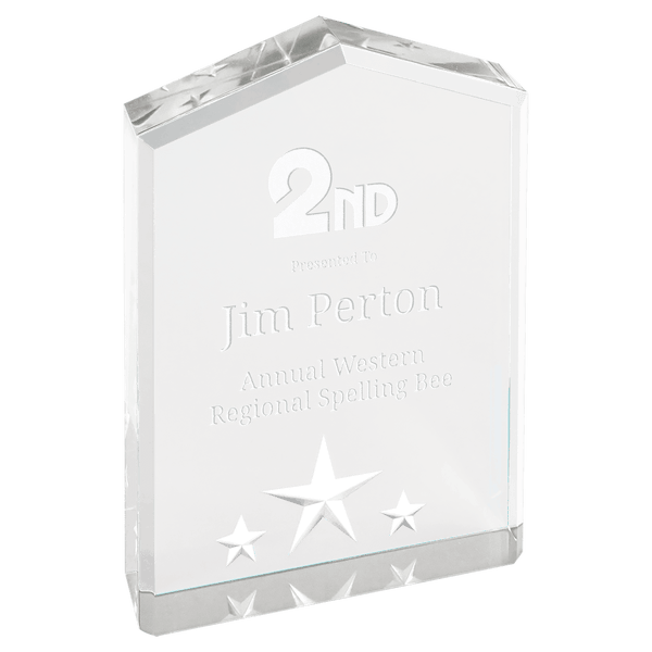 Silver 5" Star Point Acrylic