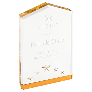 Gold 6" Star Point Acrylic