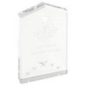 Silver 6" Star Point Acrylic