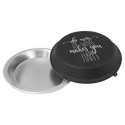 Black 9" Aluminum Pie Pan with Lid