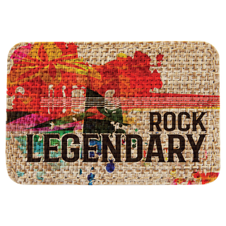 3" x 2" Burlap Rectangle Sublimatable Patch with Adhesive