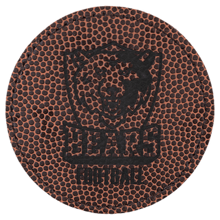 Football 3" Laserable Leatherette Round Patch with Kota Pro Adhesive