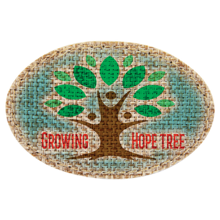 3" x 2" Oval Burlap Sublimatable Patch with Adhesive