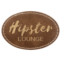 Rustic/Gold 3" x 2" Laserable Leatherette Oval Patch with Kota Pro Adhesive