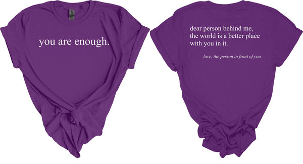 You Are Enough Unisex Tee - Crawford County Suicide Prevention Coalition