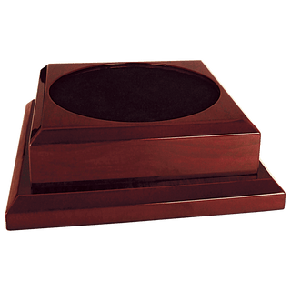 9" x 9" Rosewood Royal Piano Finish Pedestal Base