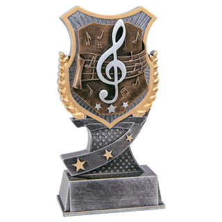 6" Music Shield Award