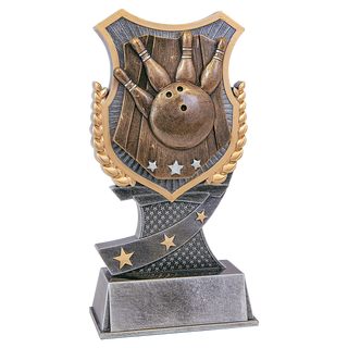 7" Bowling Shield Award
